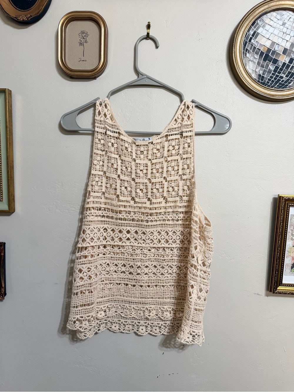 Cotton On Crochet Lace Camisole - Cream